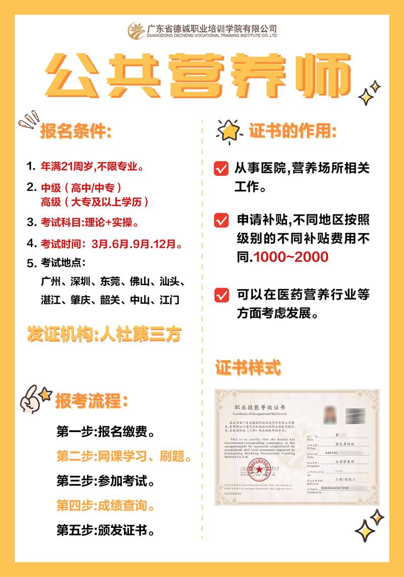 医药教育协会营养师报名指南详解